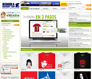 comprar online en Remera Delivery