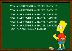 Voy a aprender a hacer Backup