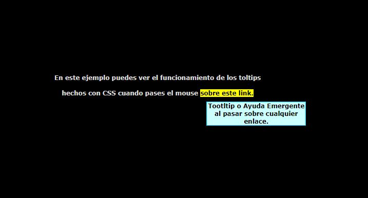 Como crear los Tooltip con CSS