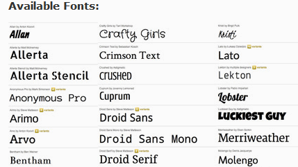 Insertar y usar cualquier tipografía en tu sitio con Google Web Fonts