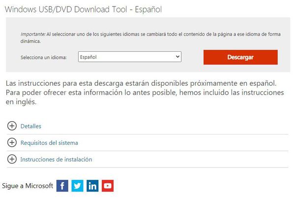 microsoft windows usb tool