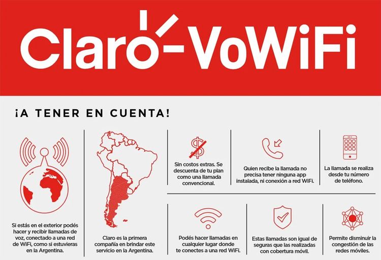 servicio de voWifi Claro