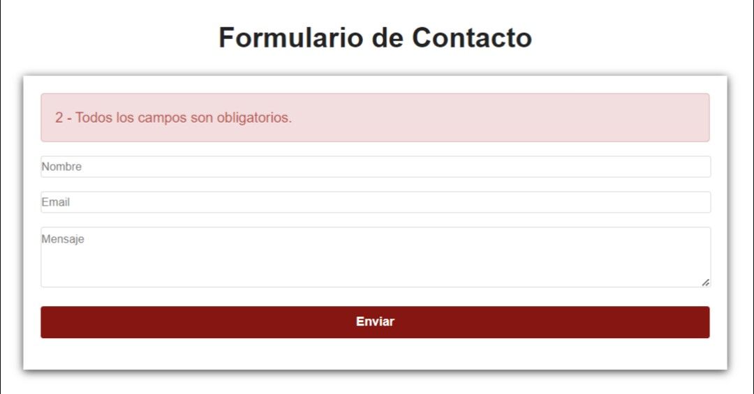 enviar formulario mail